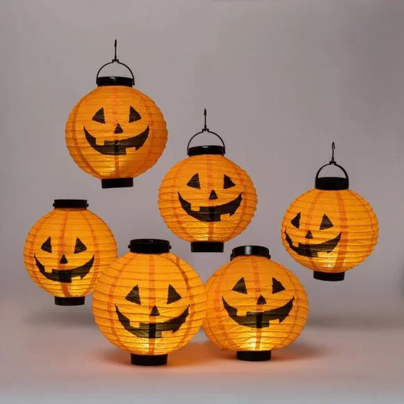 Halloween LED Paper Lanterns 3 Box Bundle - Picture 2 of 2